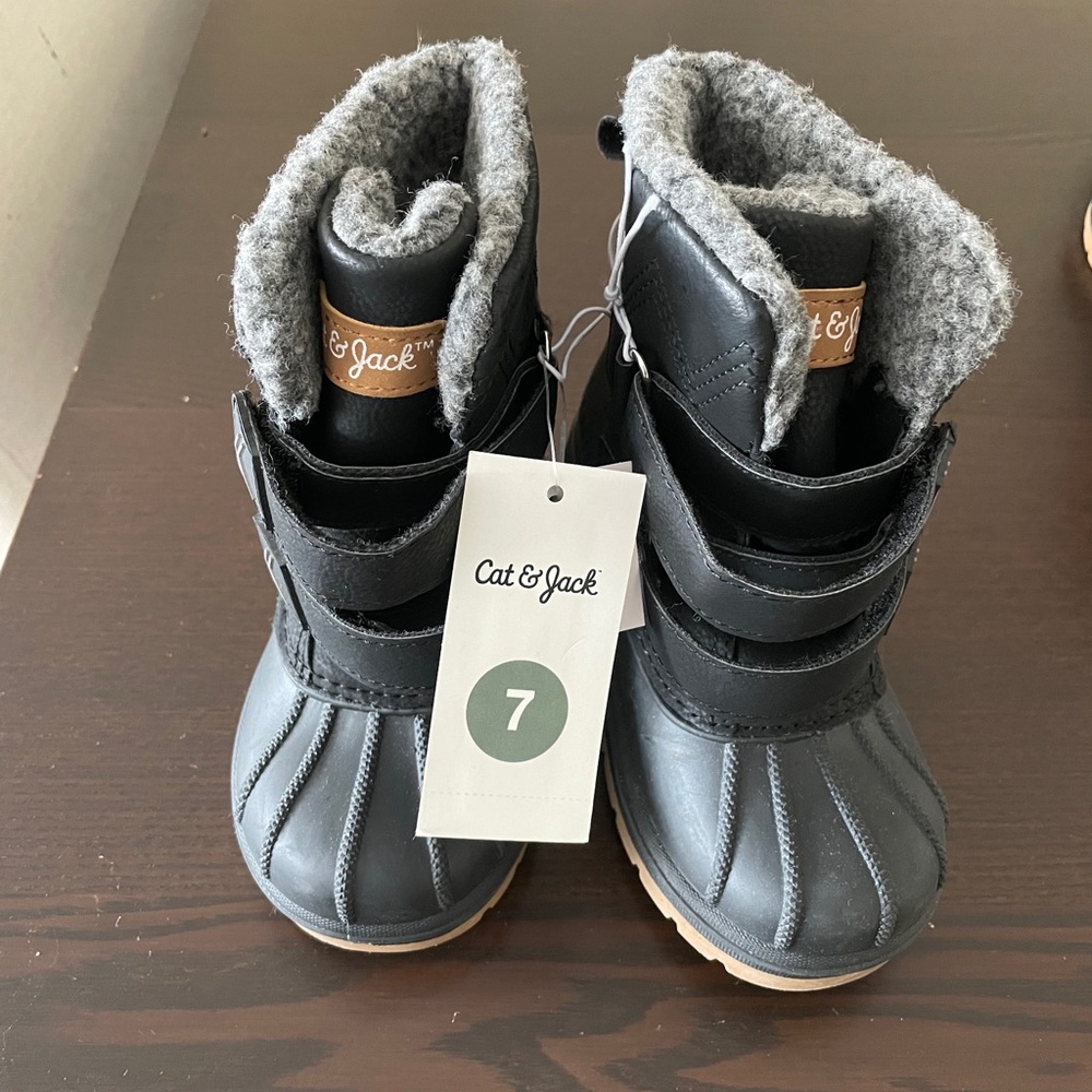 🌵NWT Cat & Jack Toddler Boy Snow Boots - Picture 10 of 11